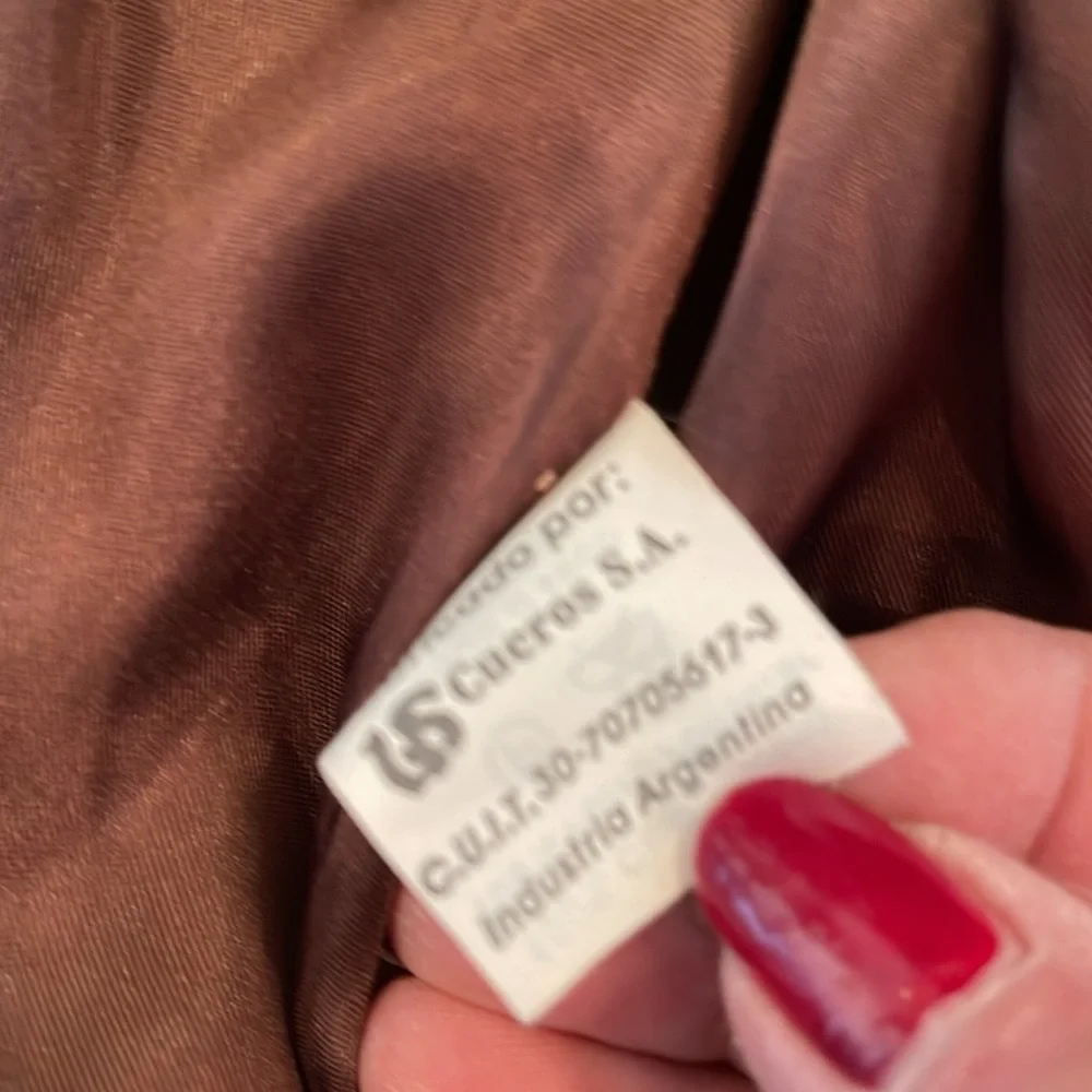 Argentina soft, leather jacket, chocolate brown - Picture 4 of 8